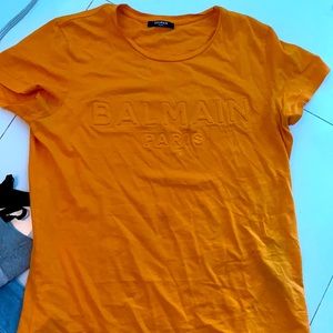 Orange balmain Paris shirt